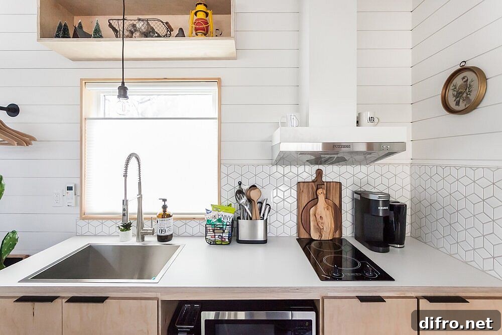 Functional tiny kitchen