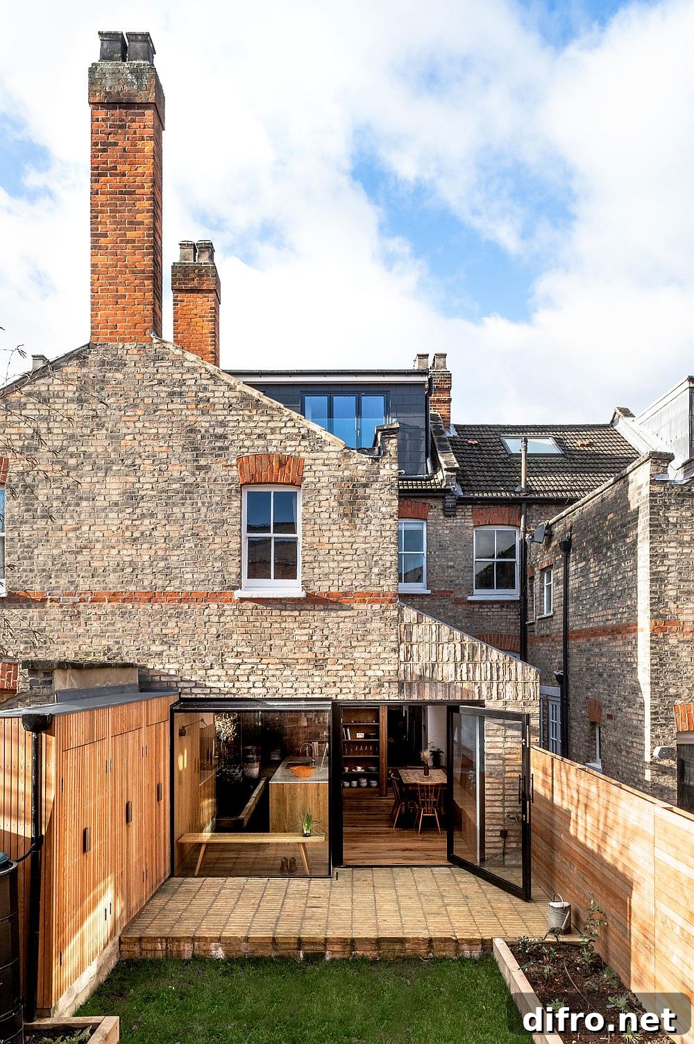 North London home extension blending with original house