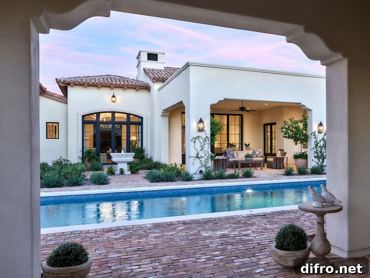 Terracotta roof tiles and traditional architectural details
