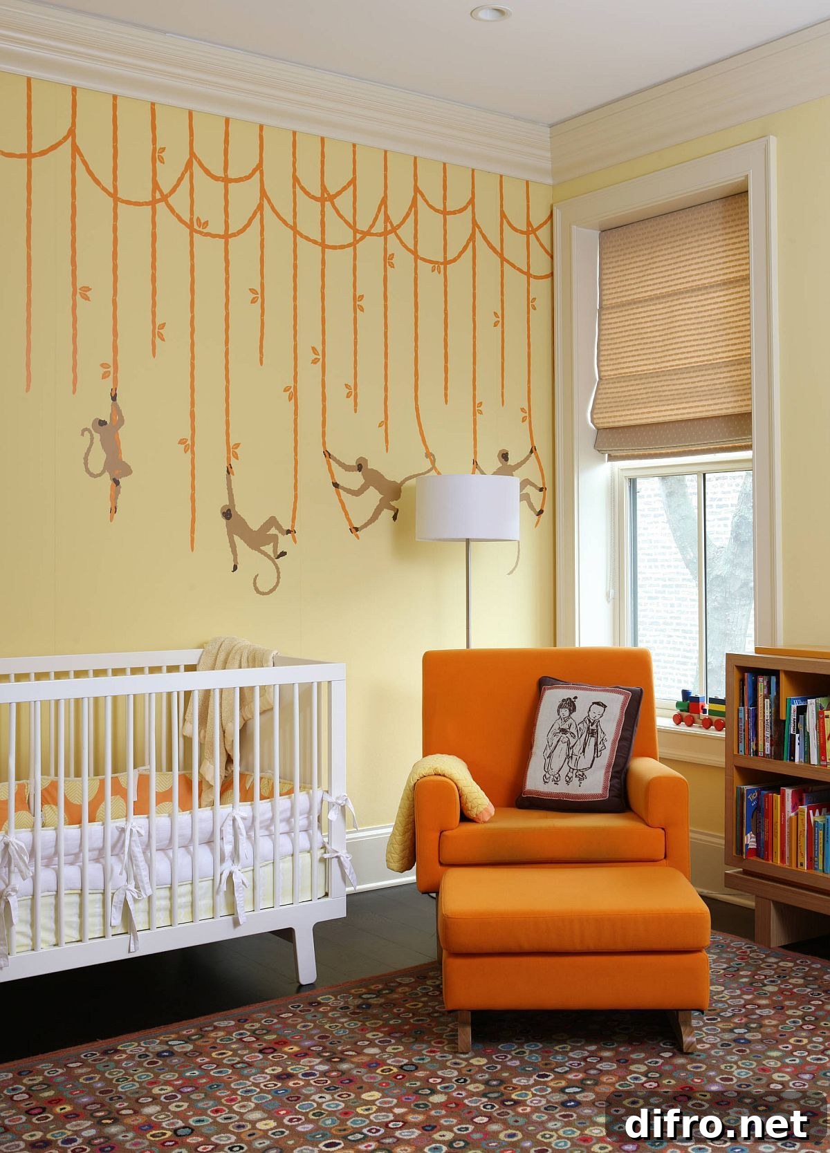 Gender-neutral yellow nursery