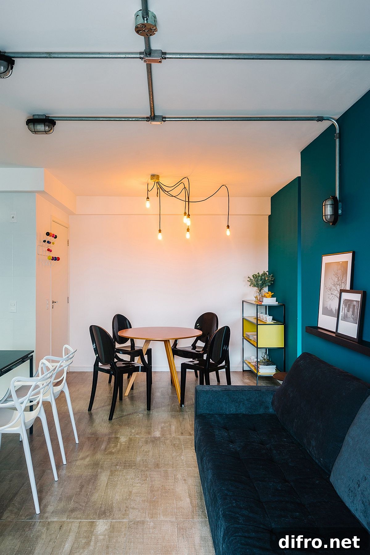 Spacious modern Brazilian apartment interior