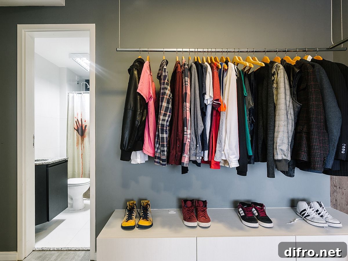 Open closet design