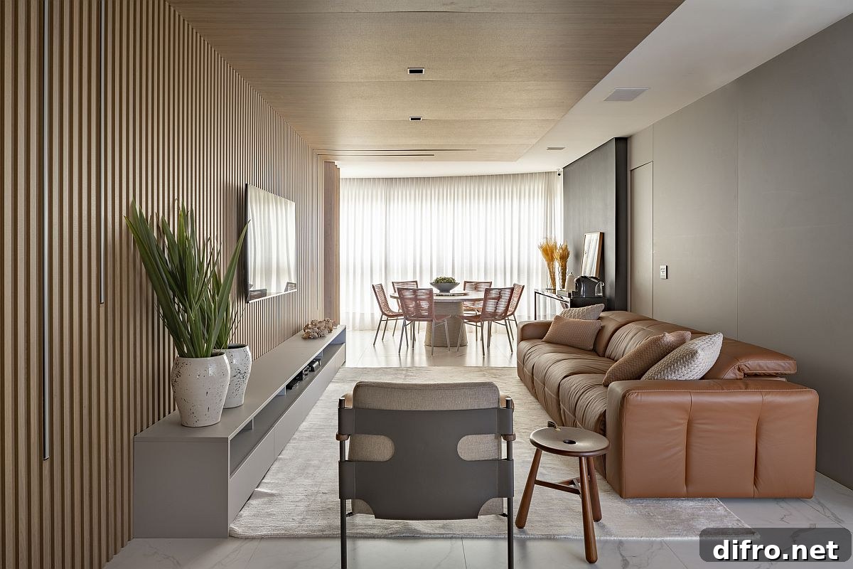 MDF panels in the TV room