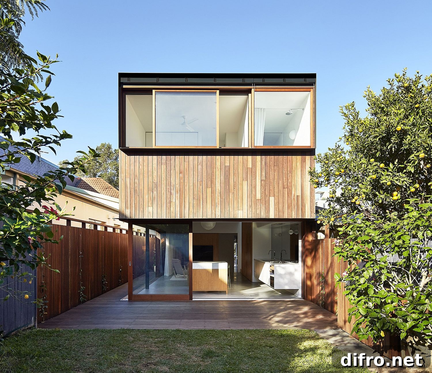 Box-styled rear extension by Archer Office