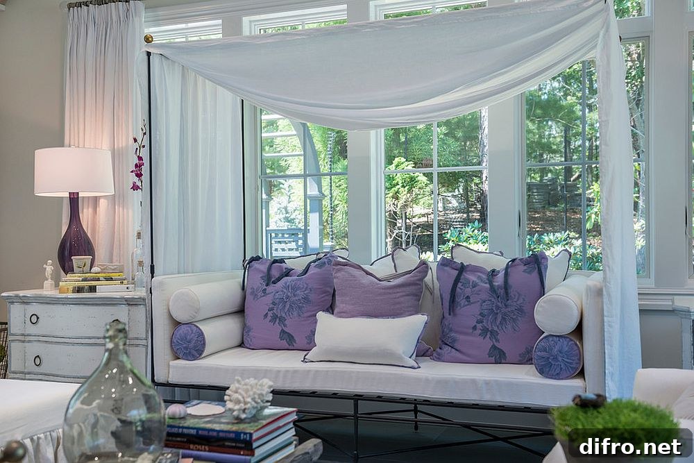 Corner sunroom with glass
