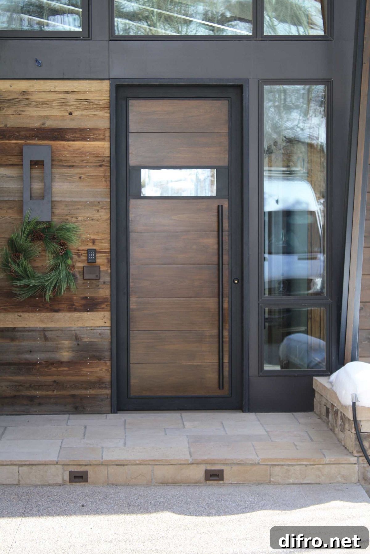 Reclaimed barn wood with modern finishes