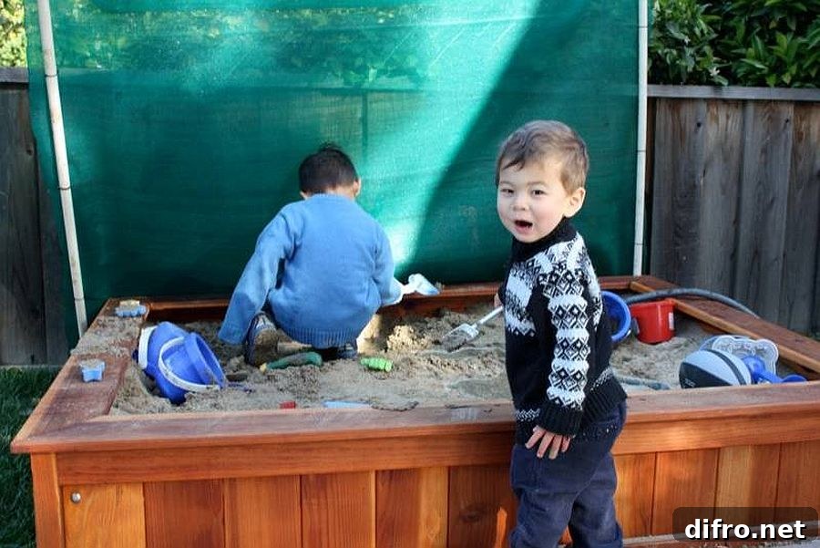 Backyard features for kids