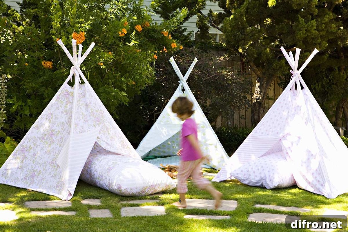 Cost-effective kid-friendly backyard