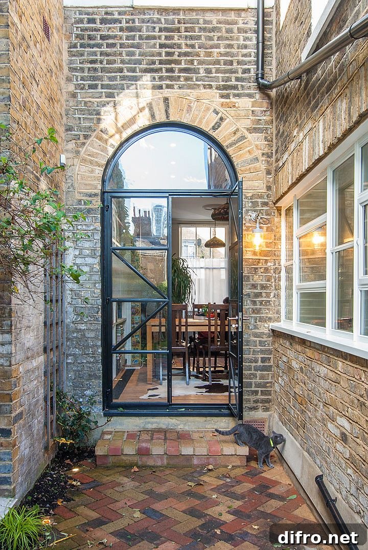 New windows and doors combining arched form with modern functionality