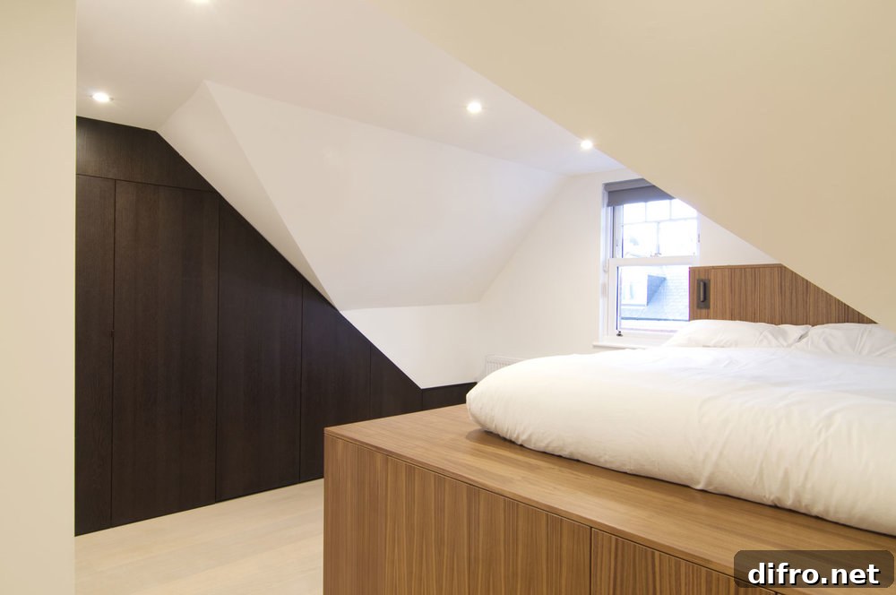 Hub Living concept interior with custom wooden decor and smart layout