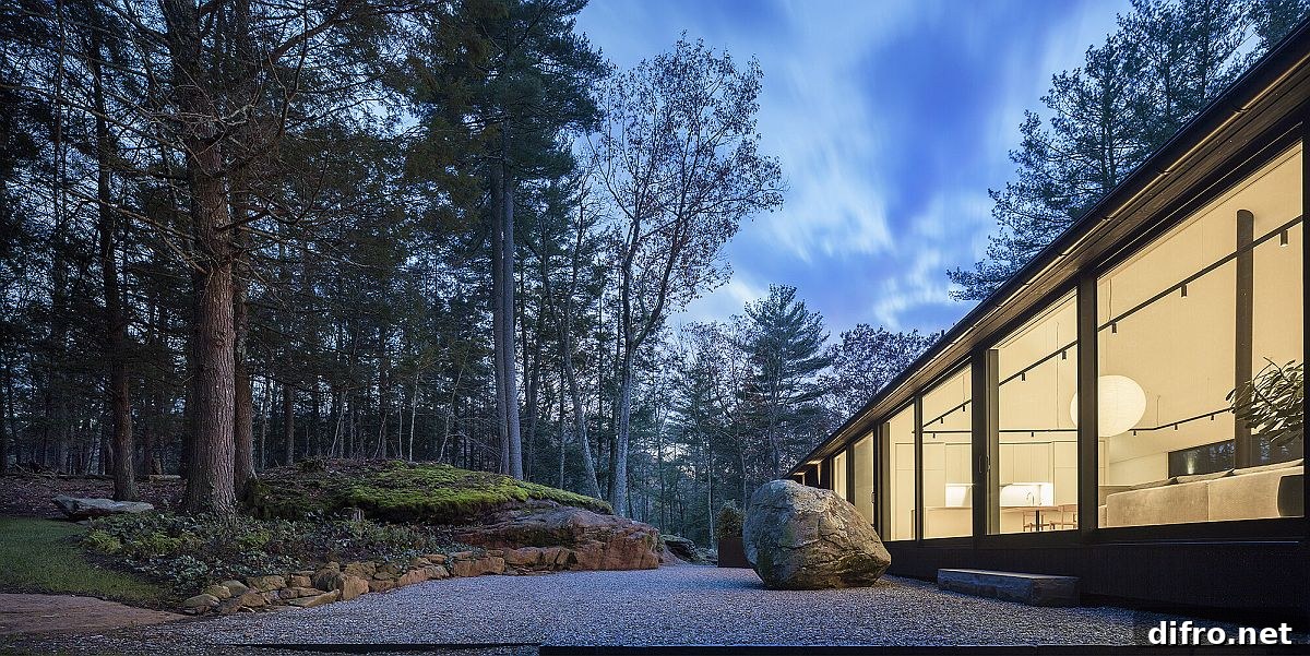 Contemporary and sleek retreat in Cornwall, Connecticut