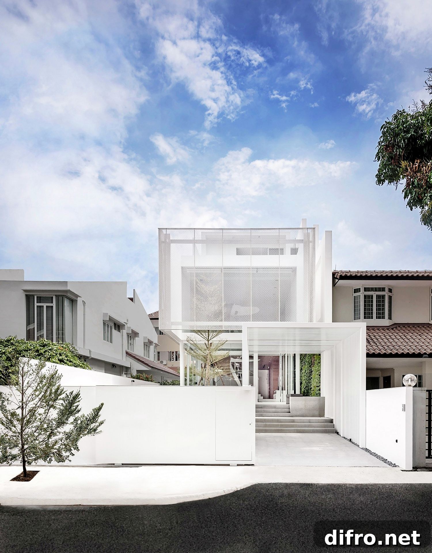 Design of contemporary home in Singapore