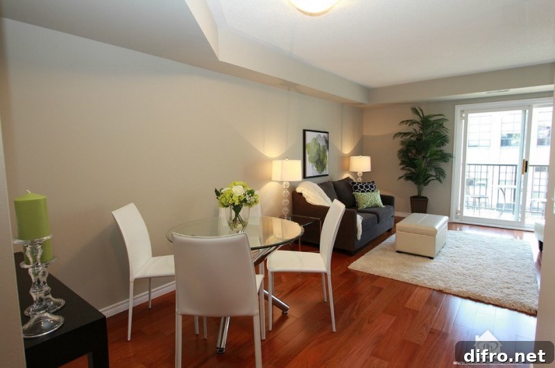 Areca palm in a modern living room