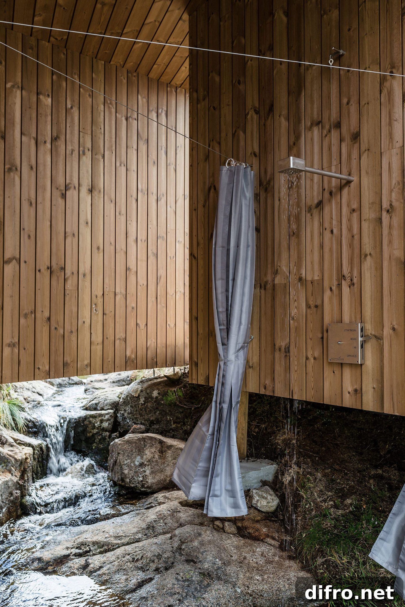 Wood shapes the interior the exquisite, contemporary mountain lodges