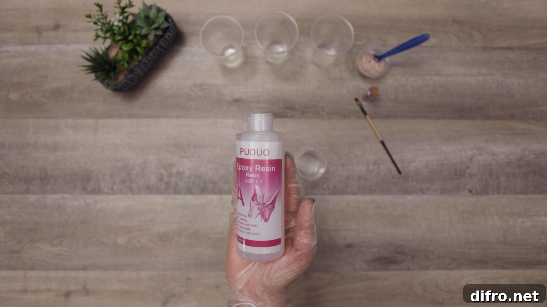 bottle a for resin art