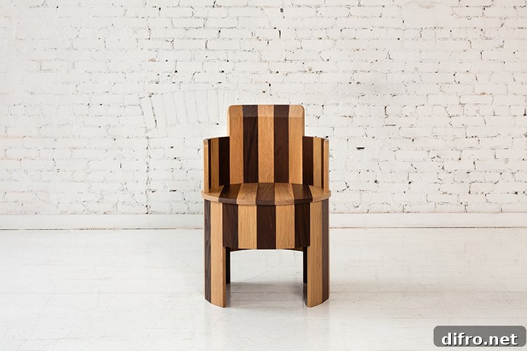 Cooperage Chair by Fort Standard in hardwood