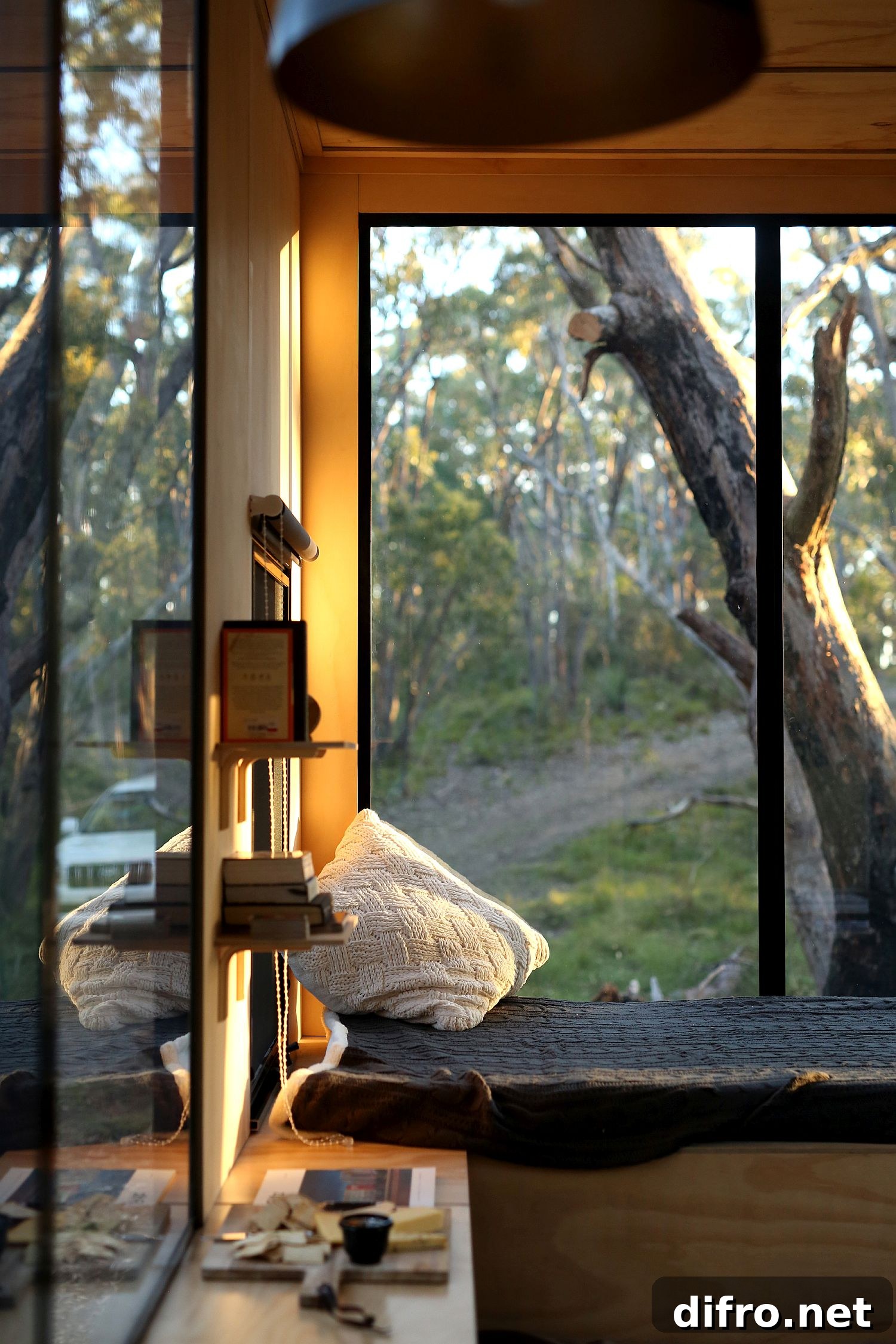 Sustainable and tiny cabin transports you into Lap of Nature