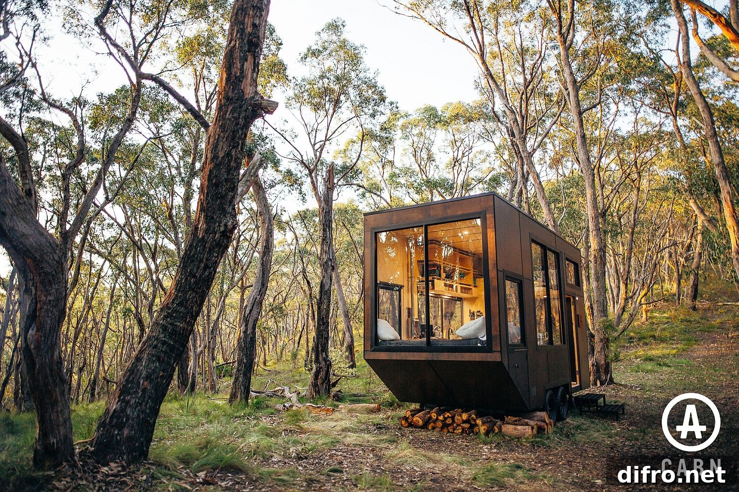 Gorgeous and planet-friendly cabin with locally sourced wood
