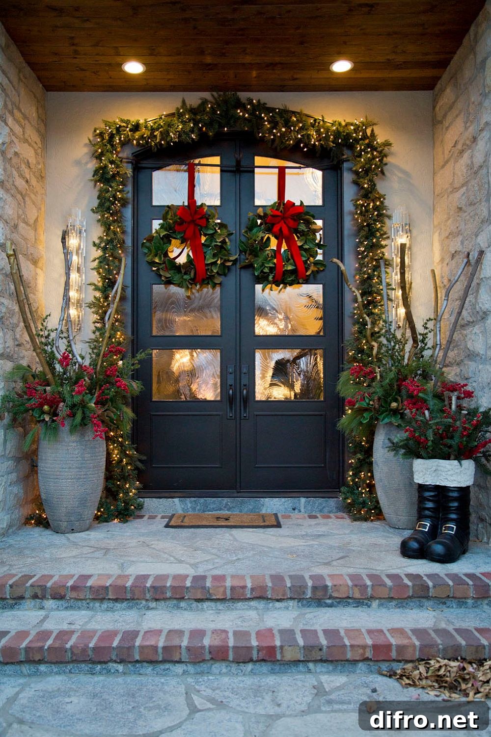 Homemade garland and lighting ideas