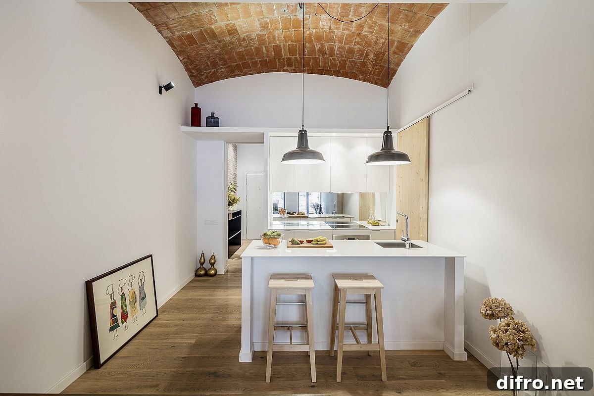 Lighting in the transformed Barcelona home