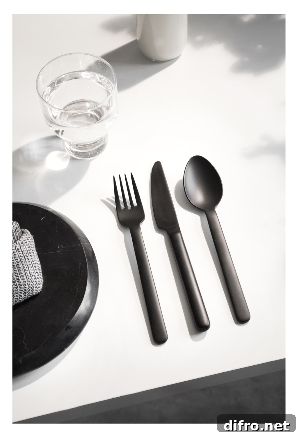New Norm Cutlery in black by Norm Architects for Menu