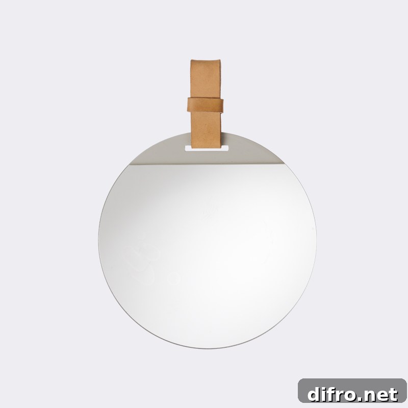 Hanging mirror from ferm LIVING