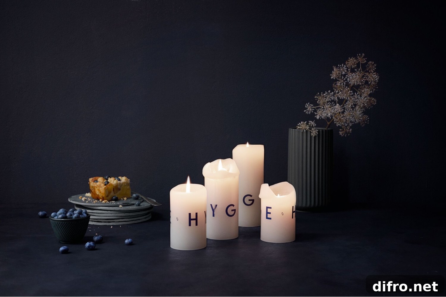 Deep Glow Hygge candles. Image © 2016 SKANDINAVISK.