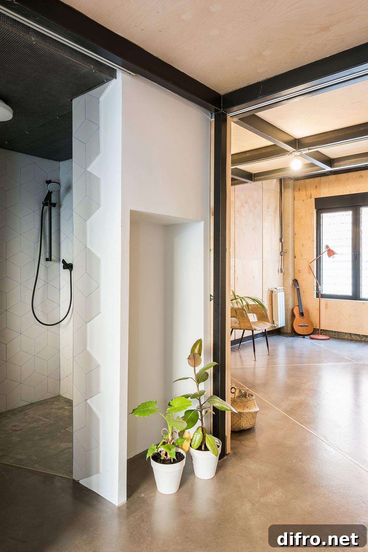 Close look at bathrooms and bedrooms of the revamped home