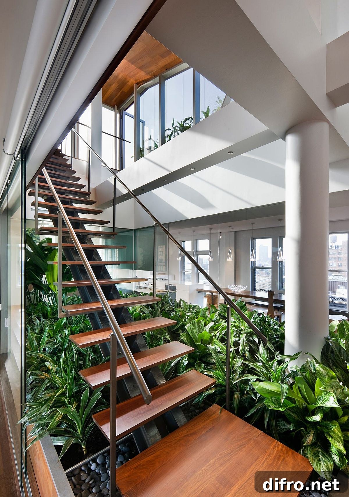Indoor plants improving air quality