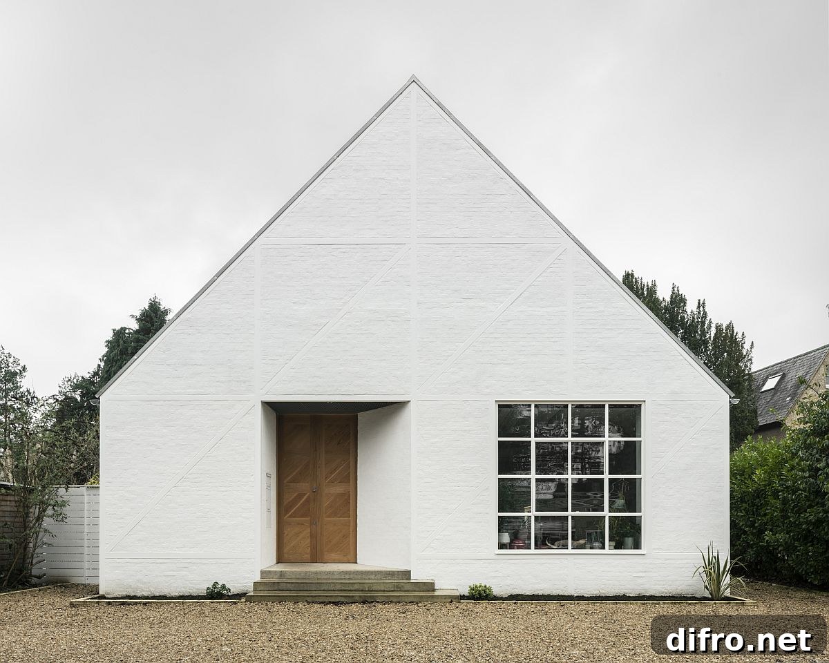 Traditional A-frame brings mock-Tudor style to this home in UK