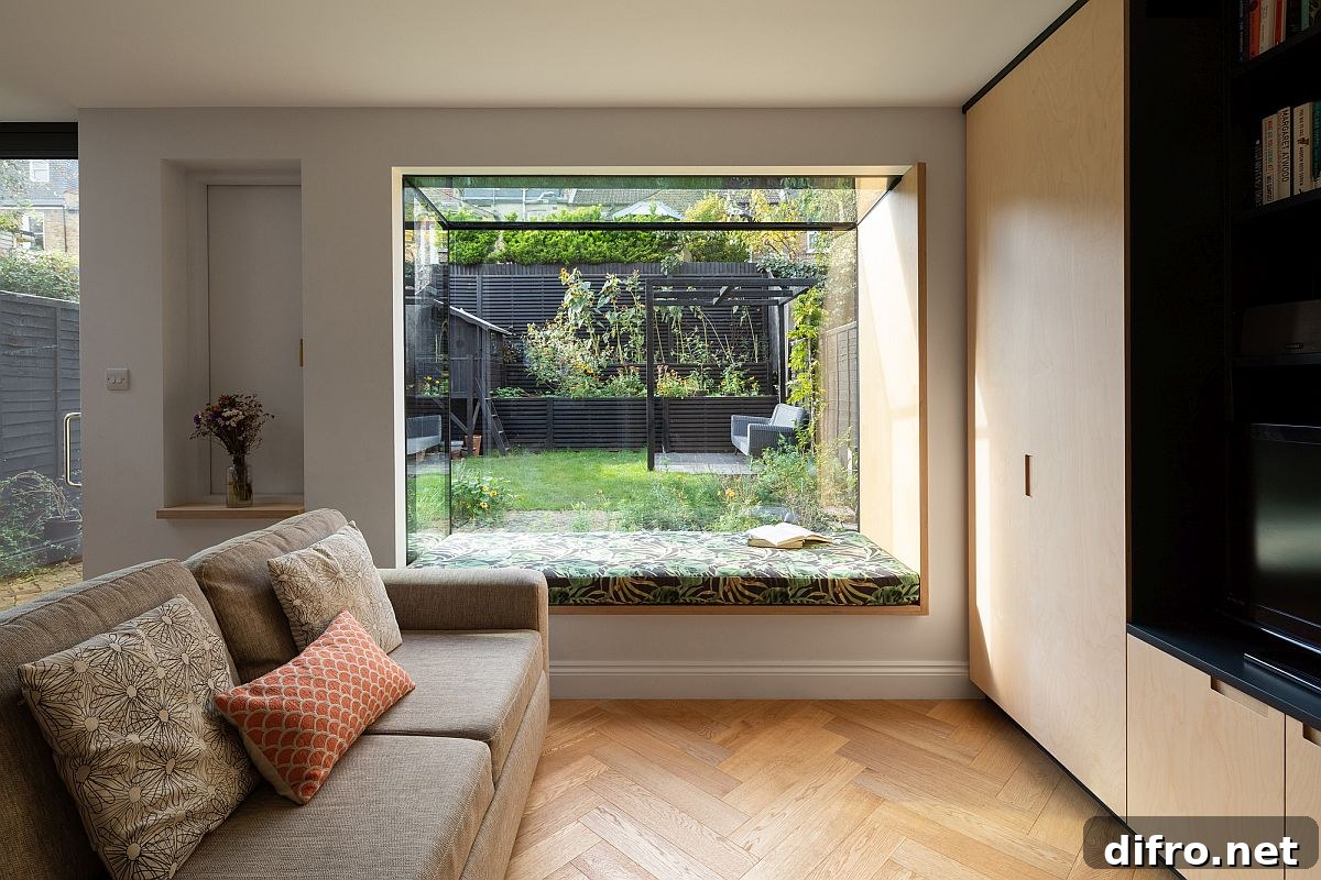 Garden as an extension of the living area