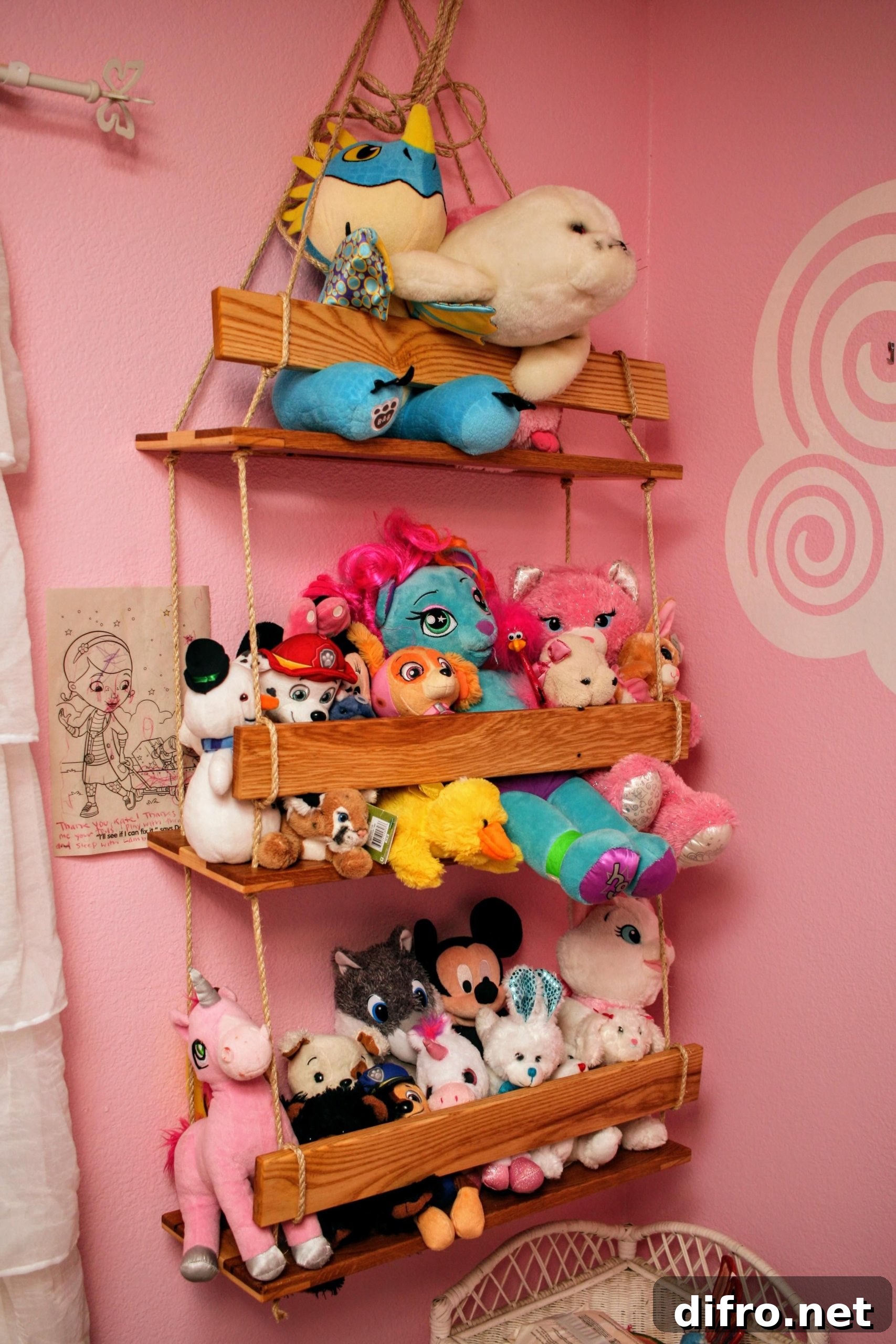 Stuffed Animal Storage Swing Set