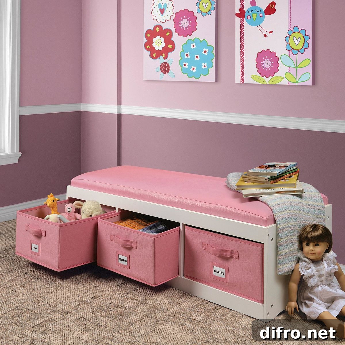 Seating with storage options