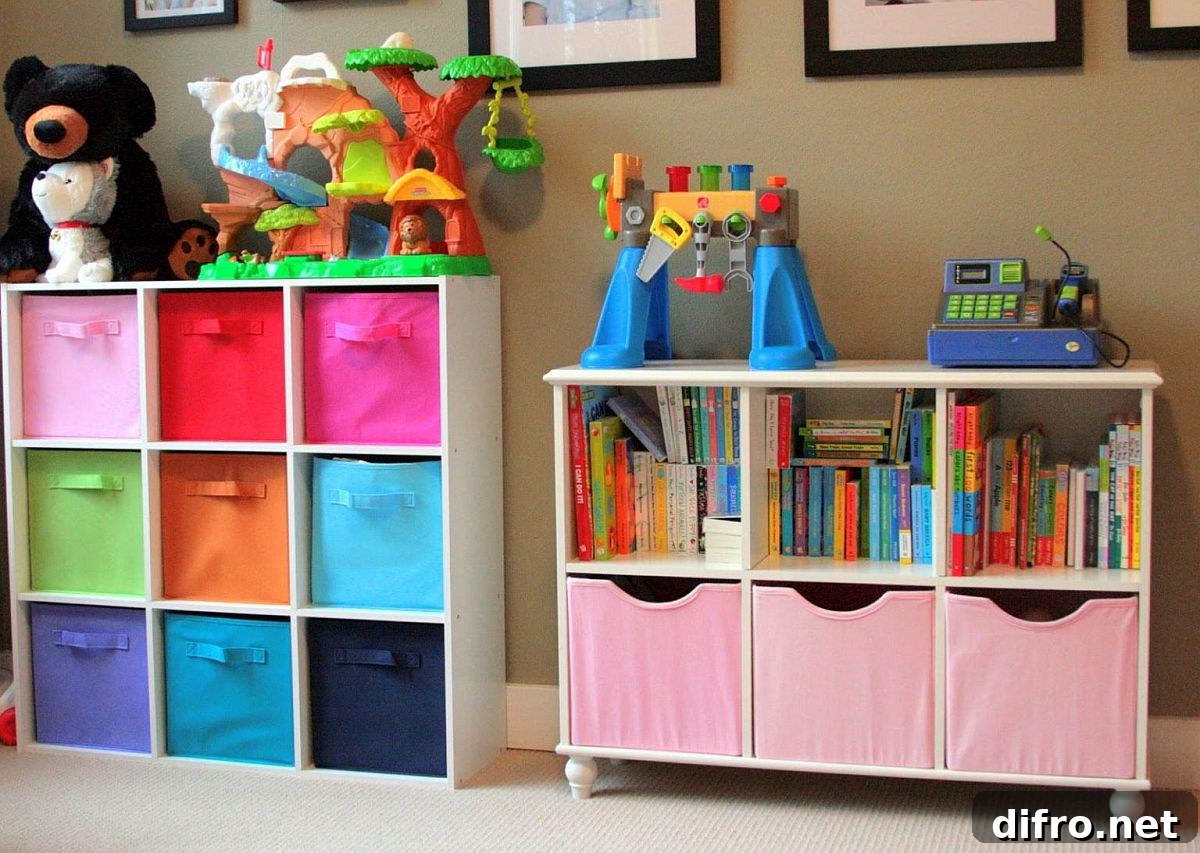 Mix of open and closed storage