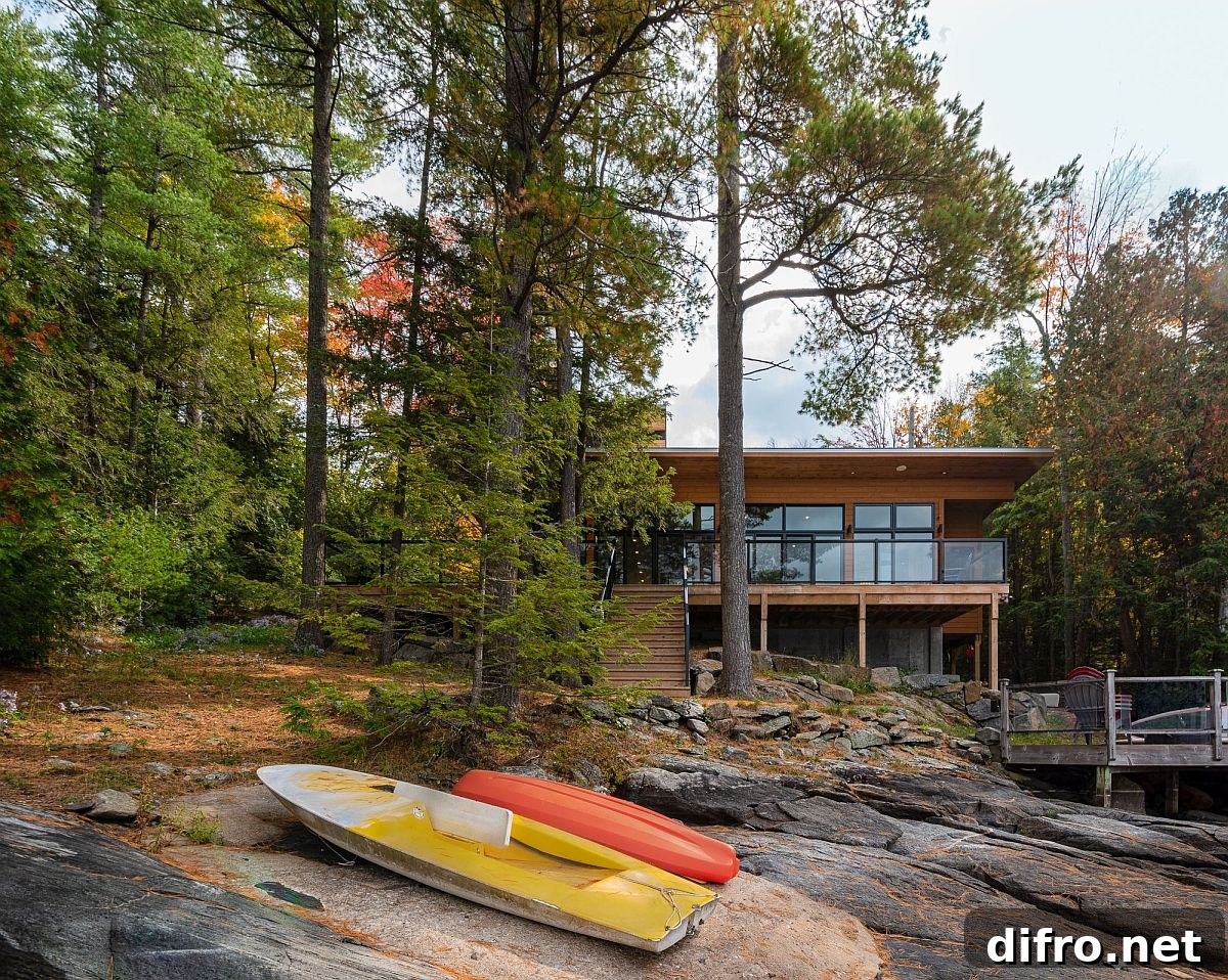 Lake access at the cottage