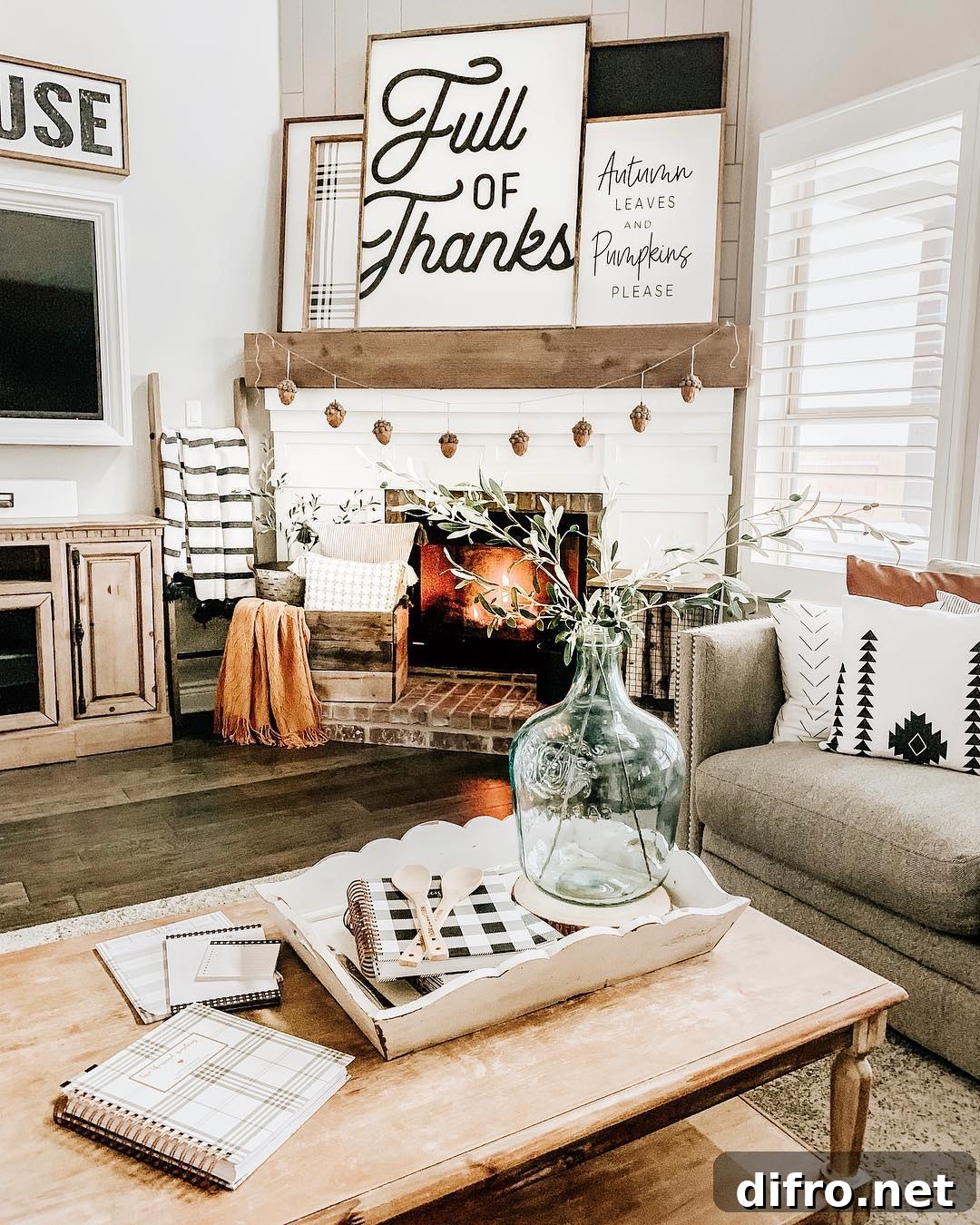 Handmade and Handwritten Frame for Mantelpiece