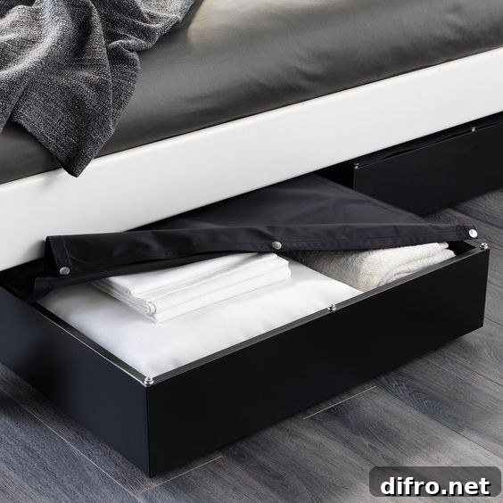 Ikea Vardo Under Bed Storage Solution
