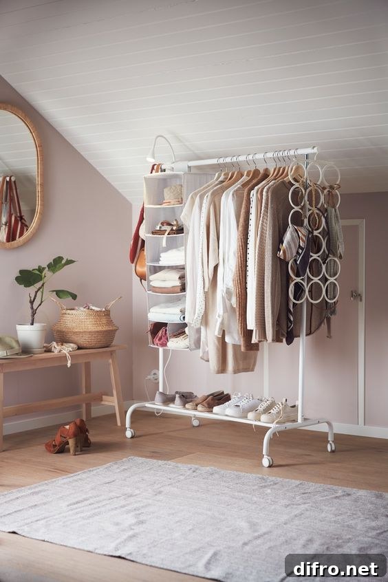 Ikea RIGGA clothing rack