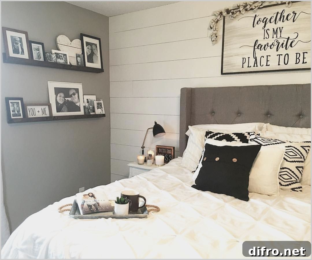 Shiplap Wall with Wall Inscription