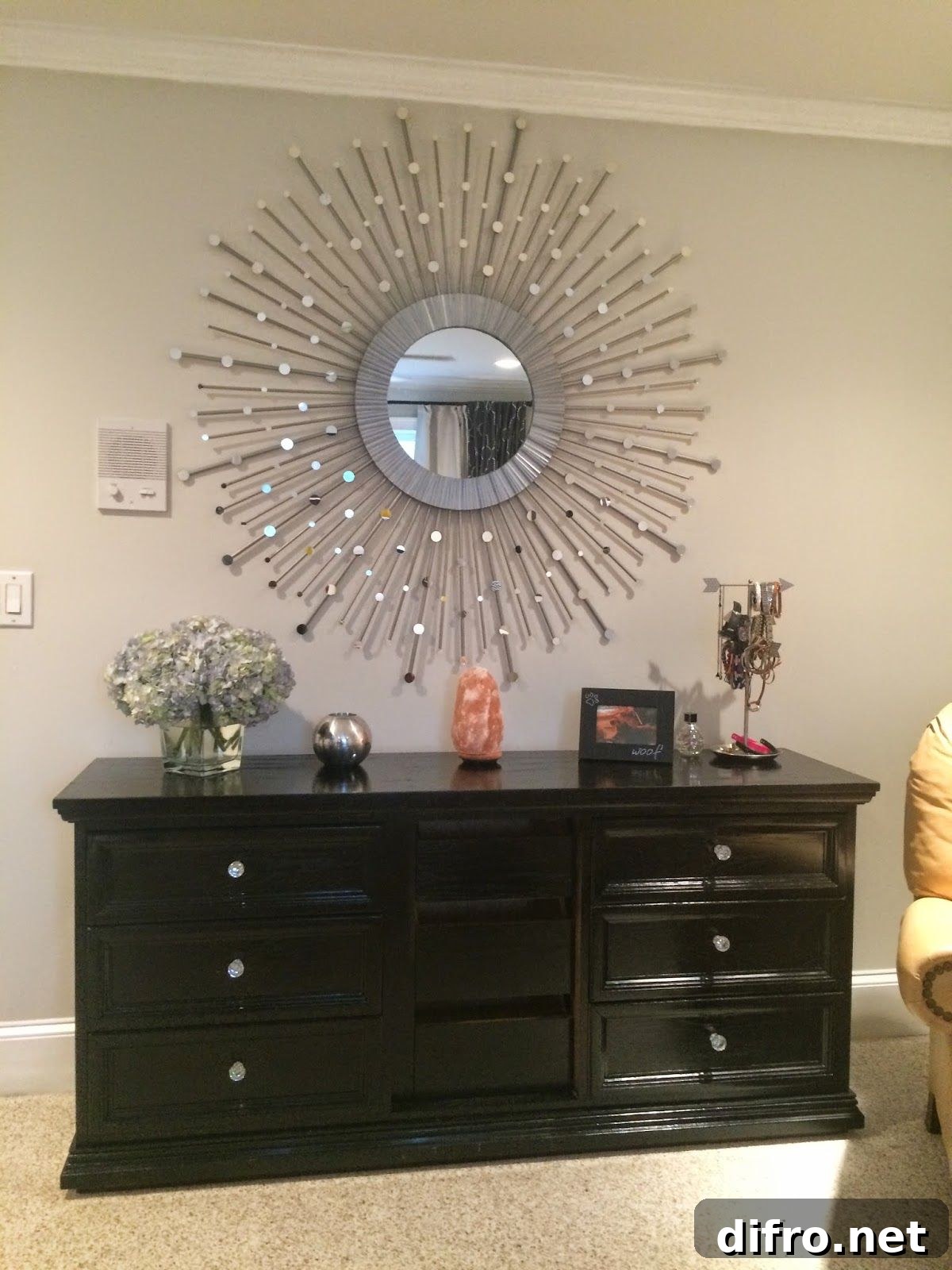 Sunburst Mirror Decor Piece