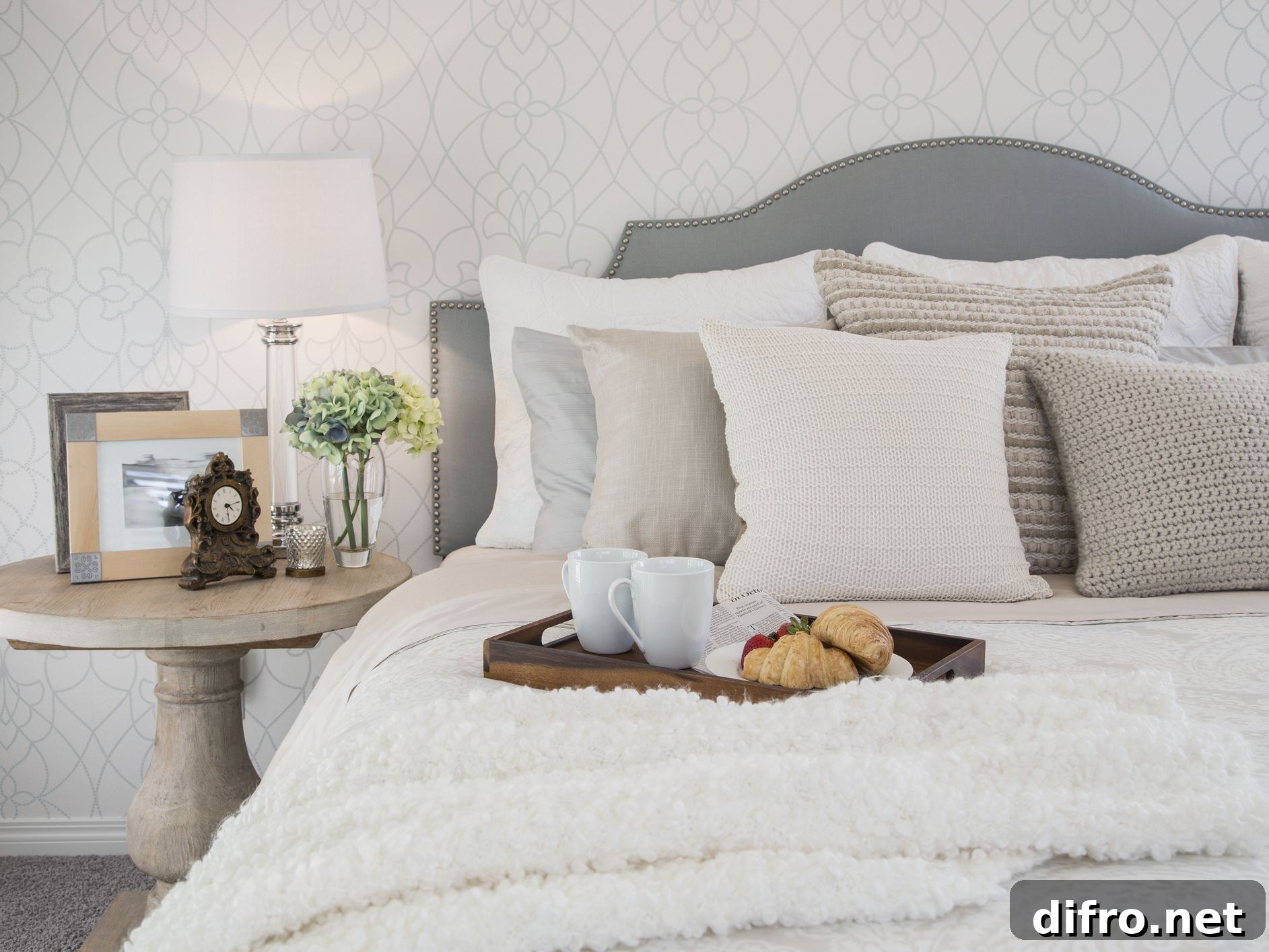 Elegant Nightstand Tray