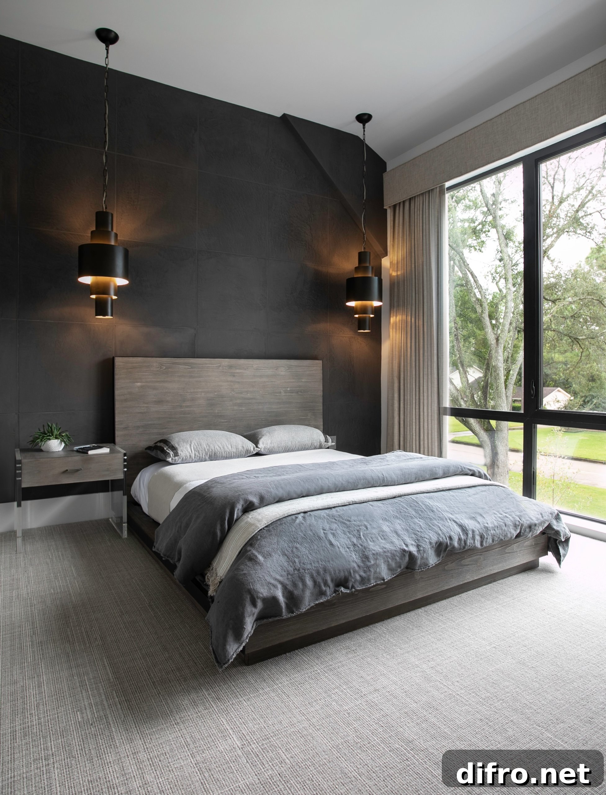 Black Accent Wall