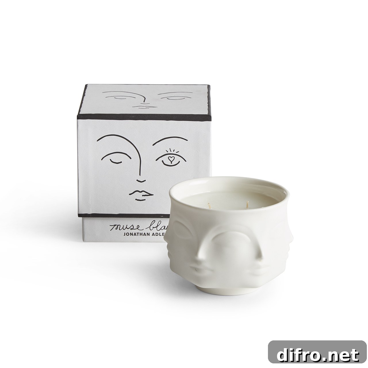 Candle Decorative Jar Minimalist Design