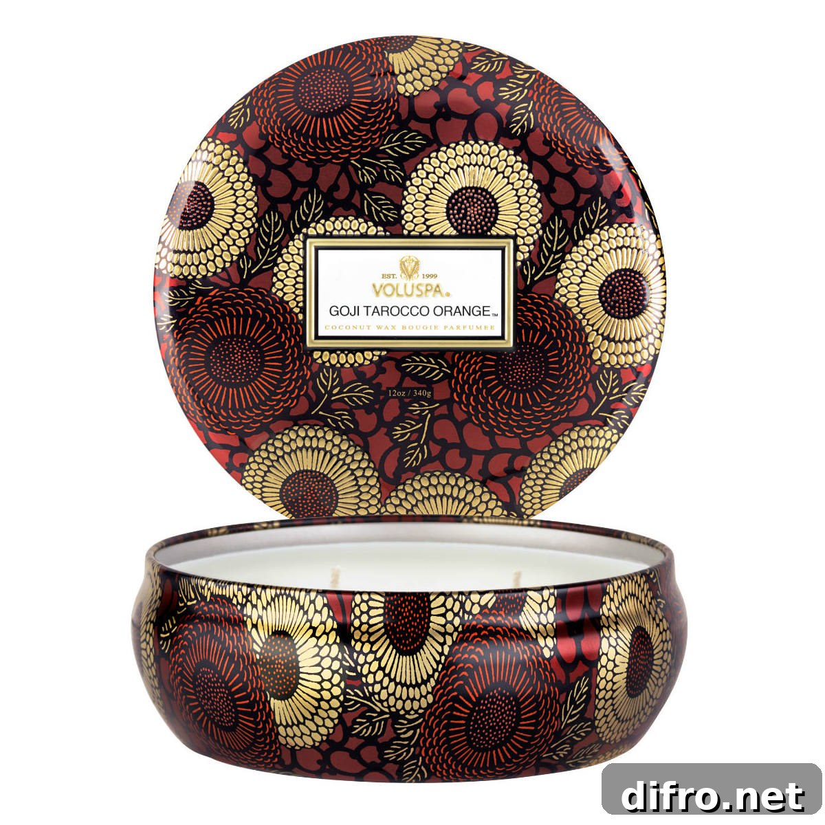 Candle Decorating Ideas Patterned Tins