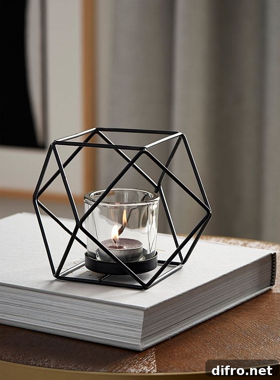 Geo Candle Decorating Ideas Tea Light