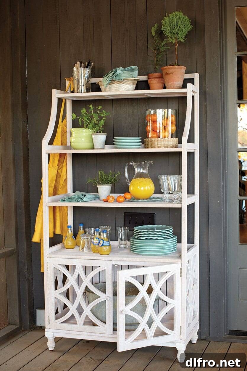 Repurposed Baker's Rack