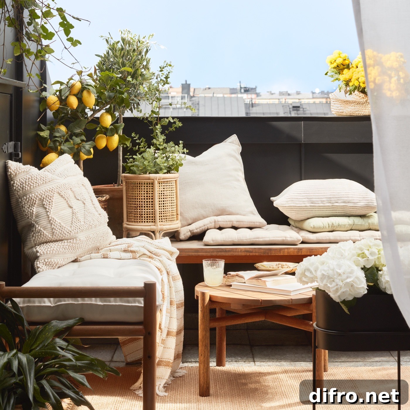 H&M Boho Chic Patio Decor Modern Bohemian