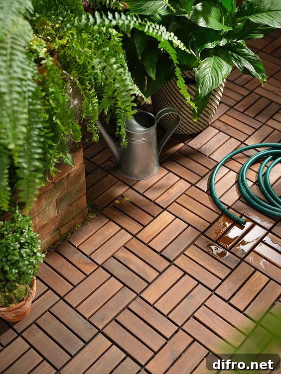 Trending Patio Decor Weatherproof Flooring RUNNEN Ikea