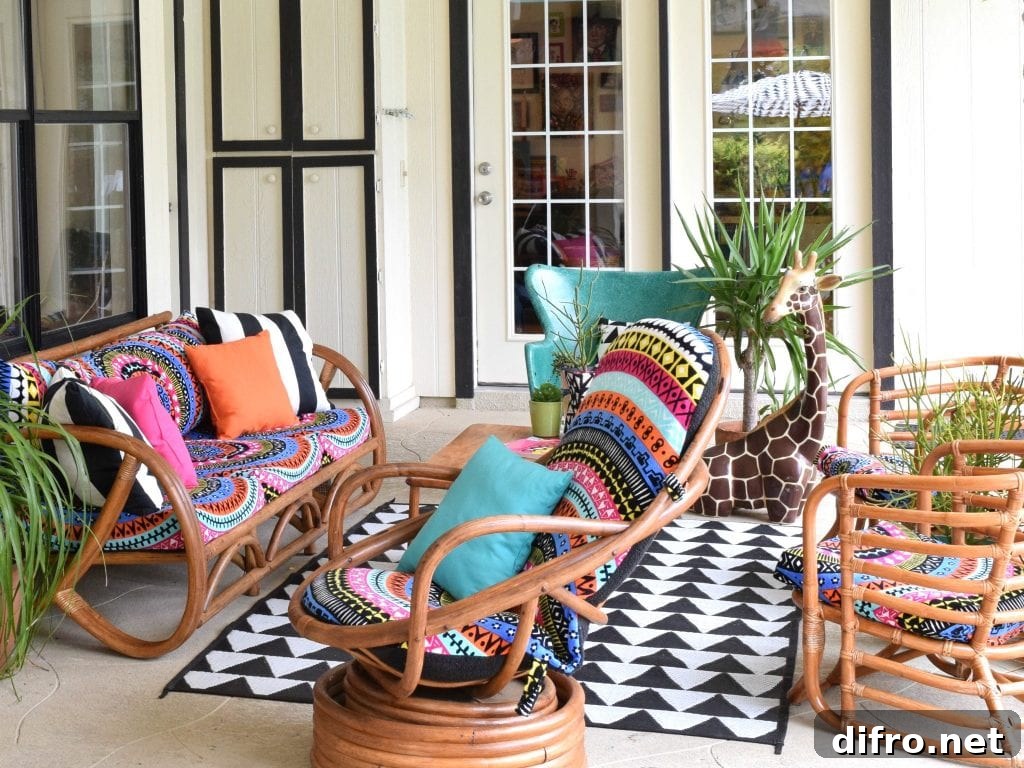 Bohemian Chic Boho Patio Decorating Ideas