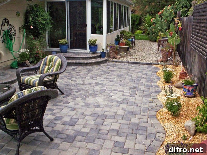 Interlocking Paver Floor